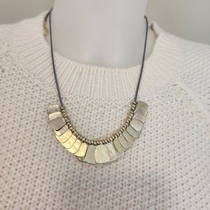 Gold tone necklace